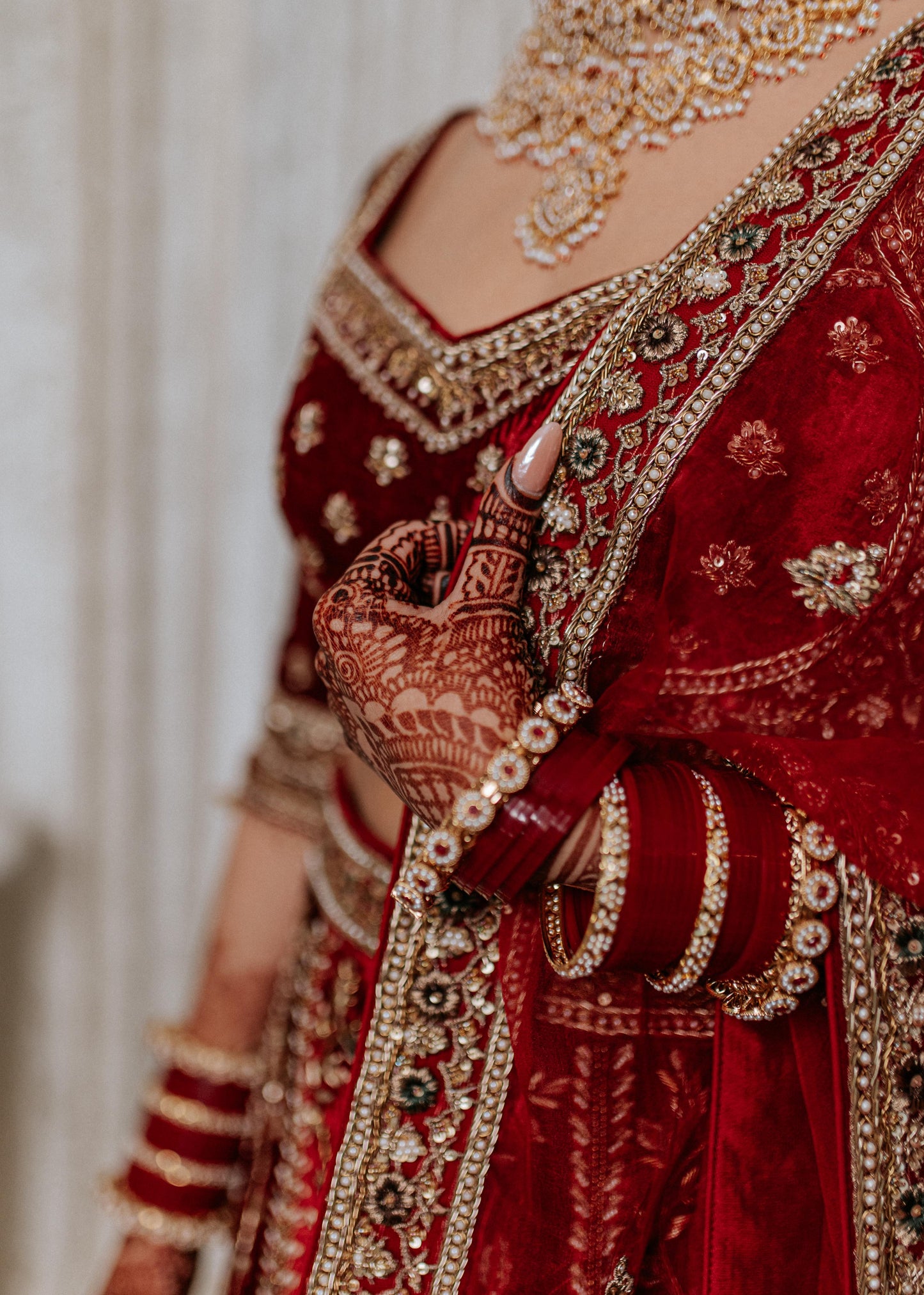 Velvet Heirloom Lengha