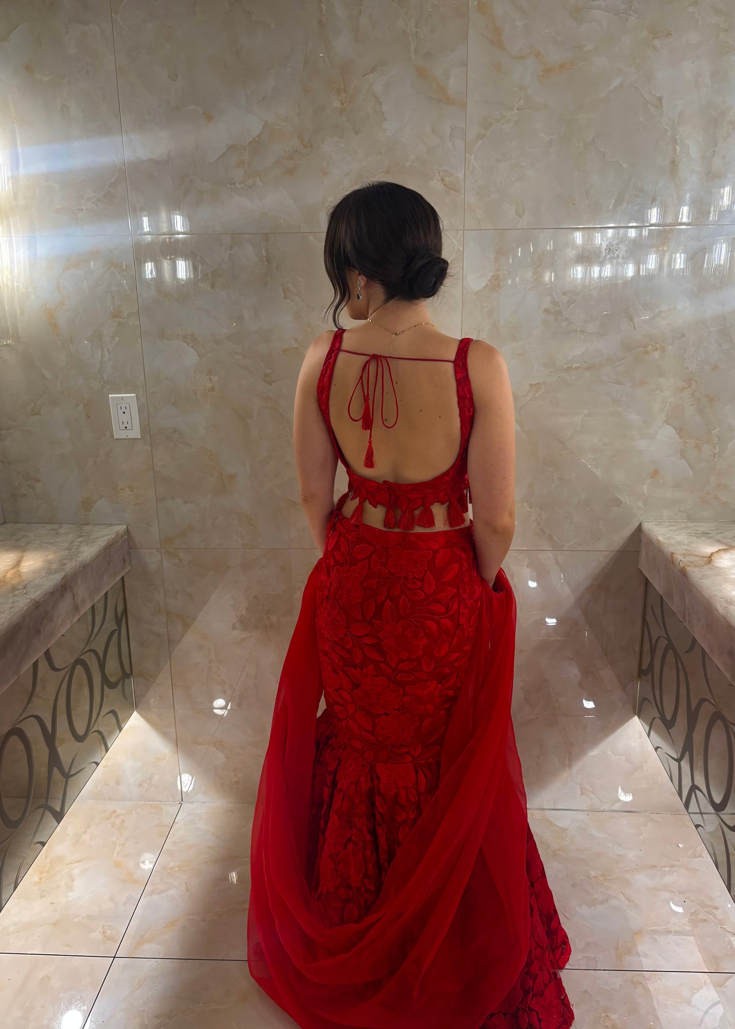 Scarlet Rose Lehenga