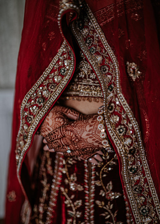 Velvet Heirloom Lengha